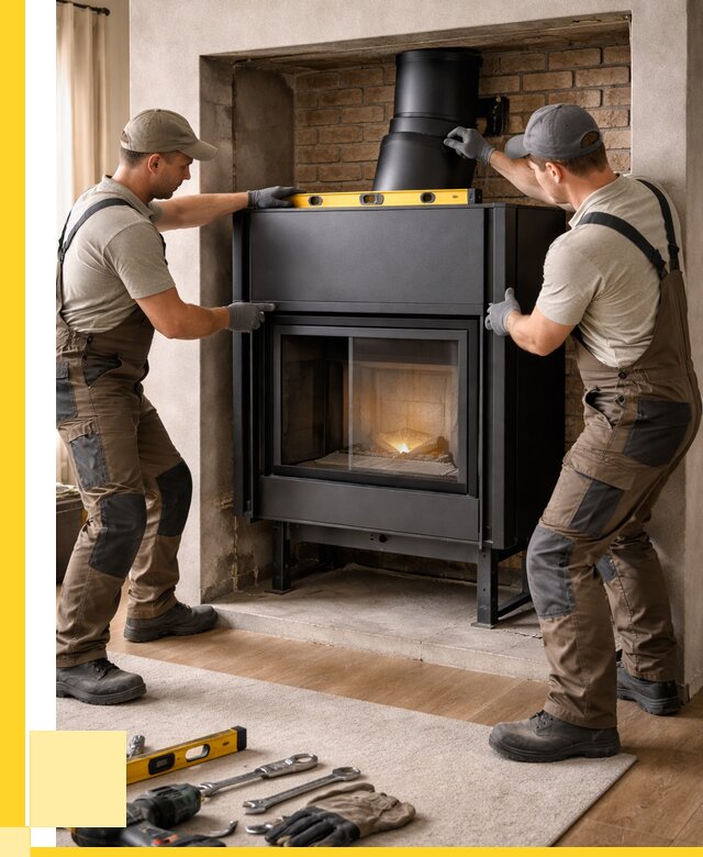 Установка каминных топок в Кронштадте под ключ от 18781 р. | ЭриданКрн