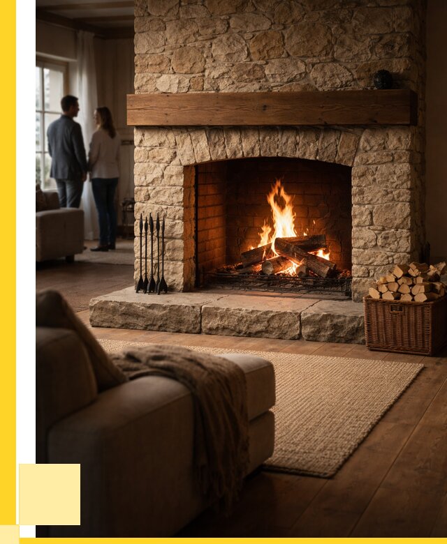 Открытые камины под ключ в Кронштадте от 156510 р. ЭриданКрн