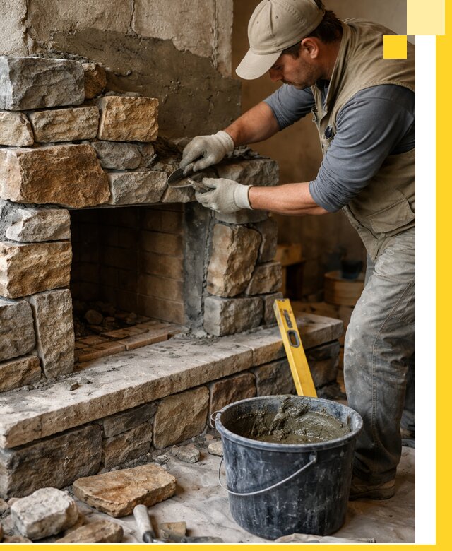 Изготовление и установка каменных каминов под ключ в Кронштадте