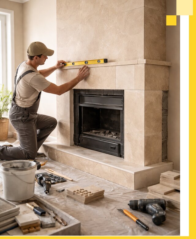 Установка и монтаж каминов в частном доме под ключ в Кронштадте