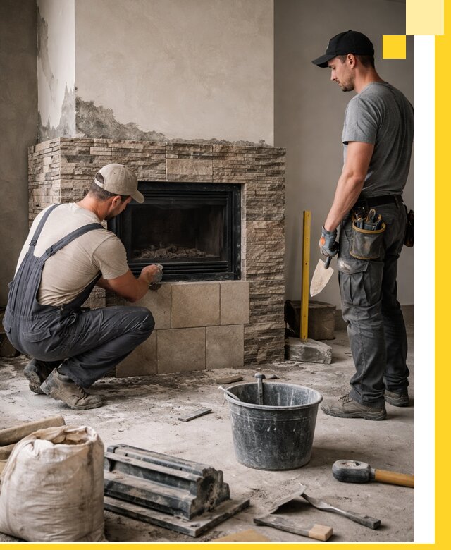 Камины под ключ в Кронштадте: проект, изготовление и монтаж