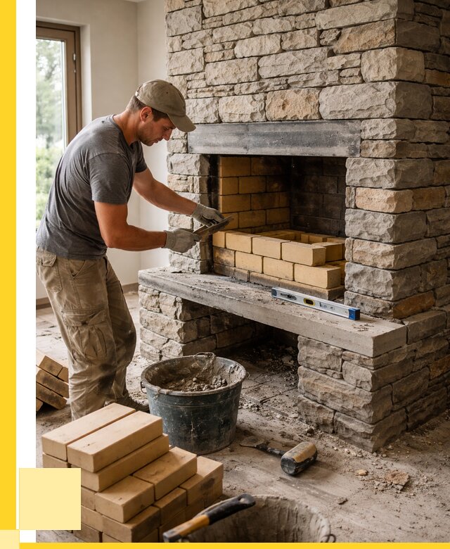 Кладка каминов и камина в Кронштадте от 26085 р. ЭриданКрн