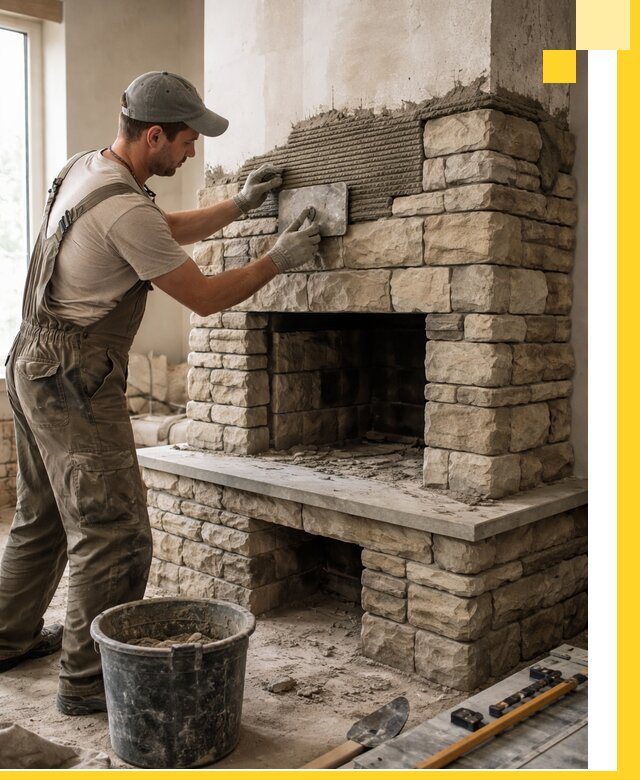 Строительство каминов под ключ в Кронштадте от проектирования до монтажа