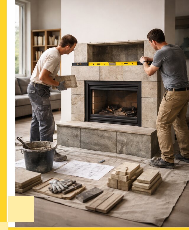 Монтаж каминов и установка в Кронштадте от 46953 р. | ЭриданКрн