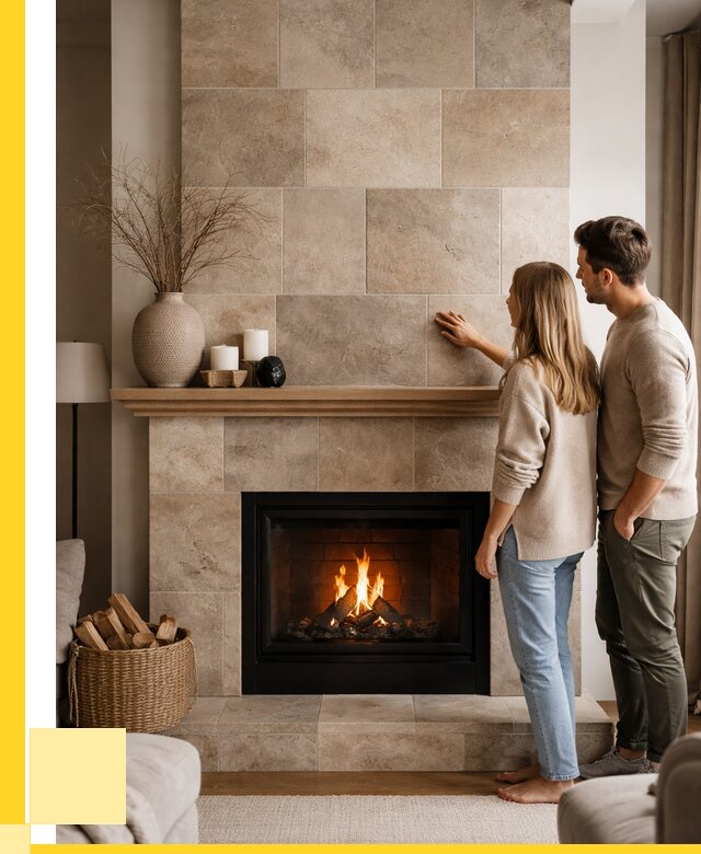 Облицовка каминов керамогранитом в Кронштадте от 4695 р. | ЭриданКрн