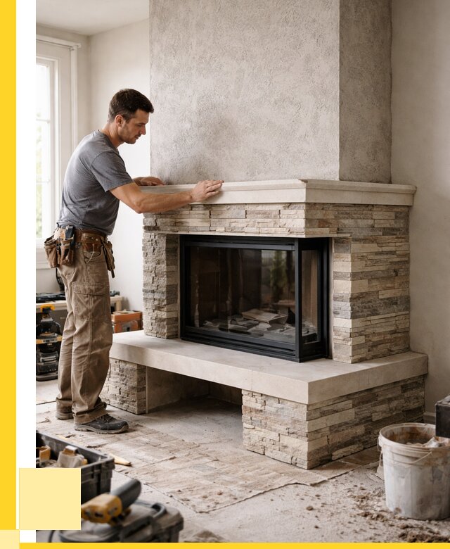 Изготовление каминов под ключ в Кронштадте от 156510 р. | ЭриданКрн