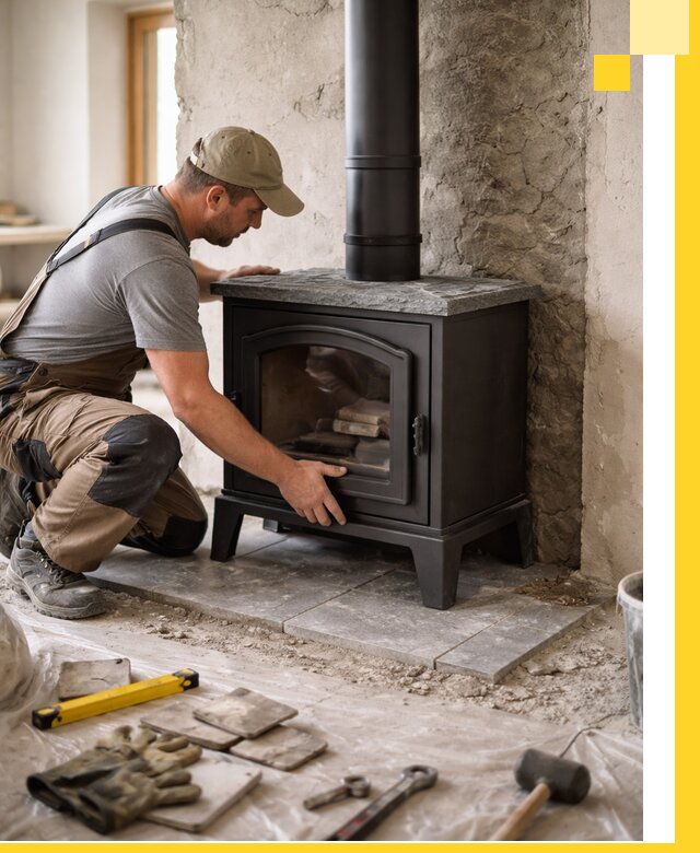 Профессиональный монтаж печей и каминов в Кронштадте под ключ