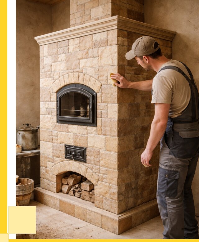 Облицовка печей в Кронштадте от 4695 р. под ключ | ЭриданКрн