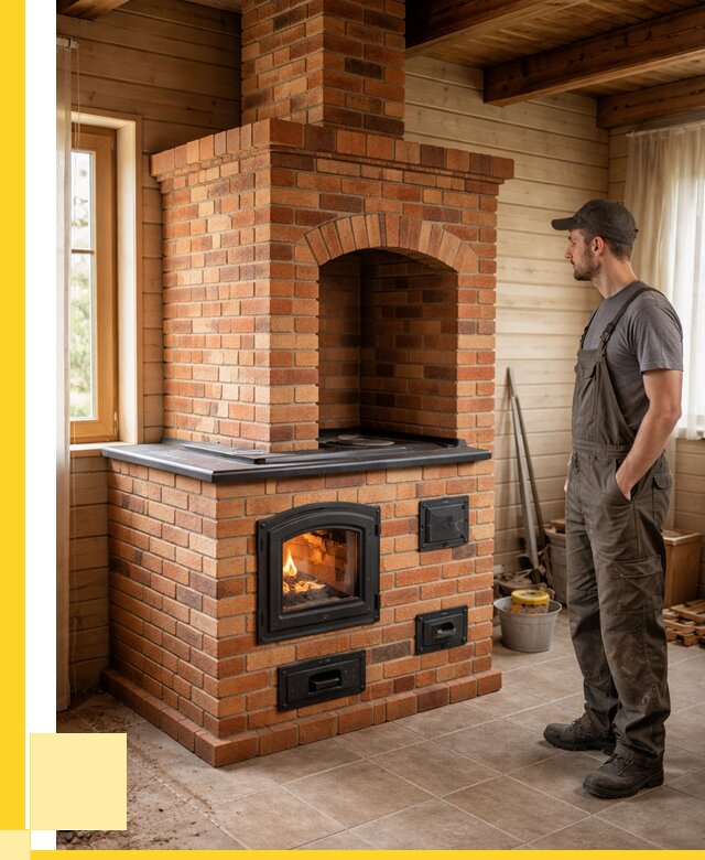 Кирпичные печи в Кронштадте: купить от 156510 р. | ЭриданКрн