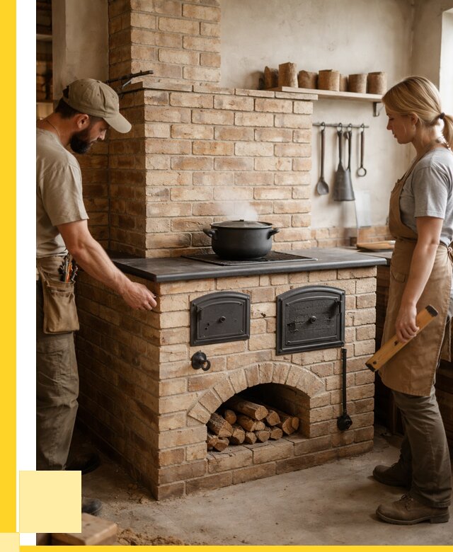 Варочно отопительные печи в Кронштадте от 93906 р. | ЭриданКрн