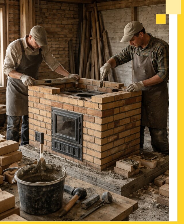 Изготовление и установка варочных печей под ключ в Кронштадте