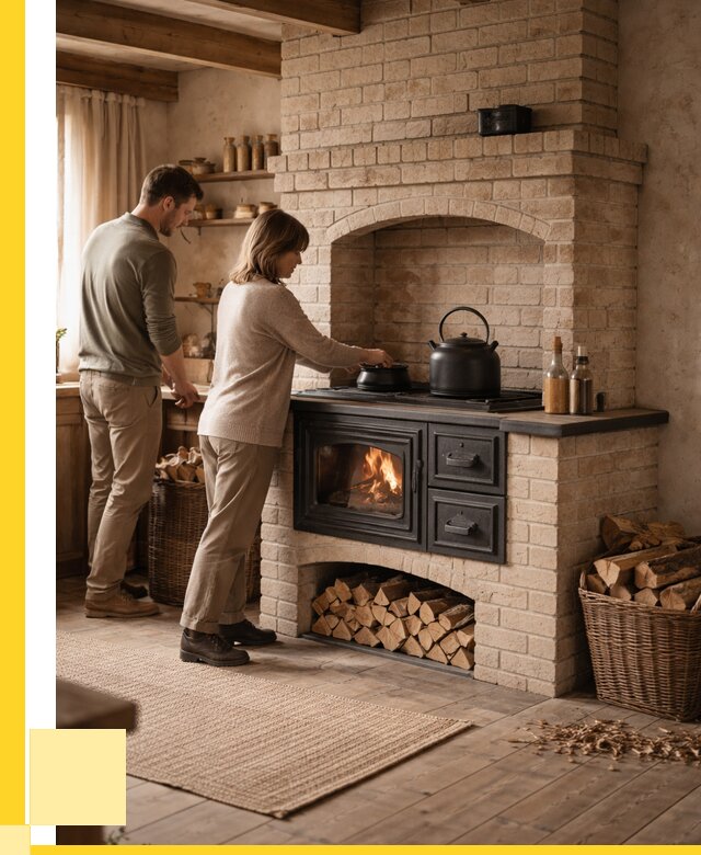 Печи с плитой в Кронштадте от 46953 р. | ЭриданКрн — кирпичная печь