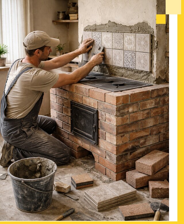 Печи с плитой на заказ монтаж гарантия и сервис в Кронштадте