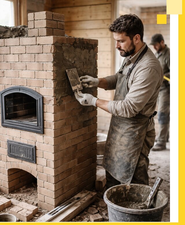 Изготовление и установка печей-шведок под ключ в Кронштадте