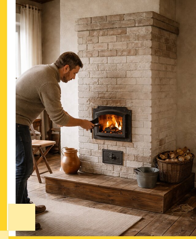 Печь голландка из кирпича в Кронштадте от 88689 р. | ЭриданКрн