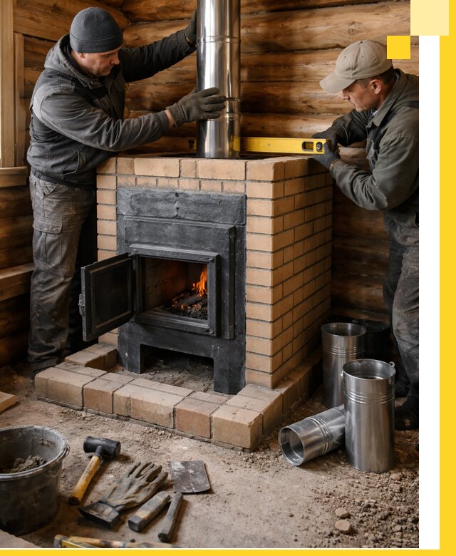 Проектирование, изготовление и установка банных печей в Кронштадте