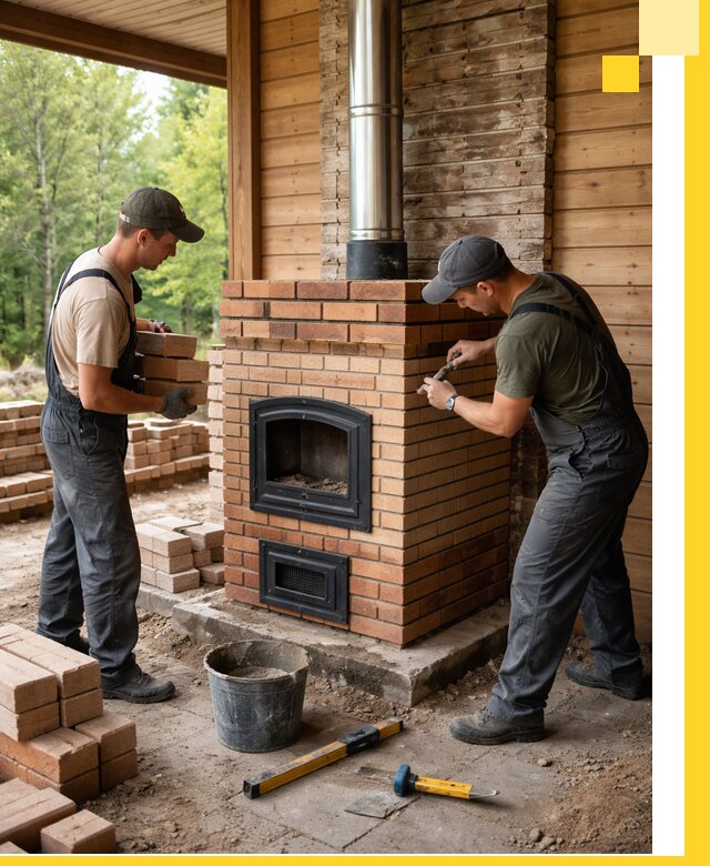 Производство и установка дачных печей под ключ в Кронштадте