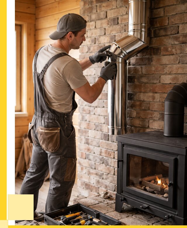Монтаж дымоходов для печей в Кронштадте от 7826 р. | ЭриданКрн