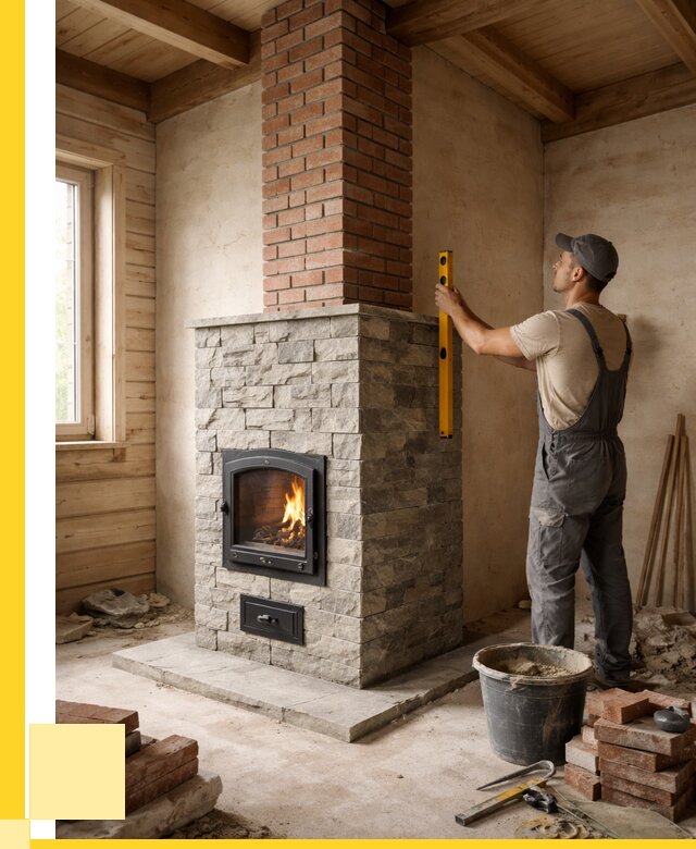 Печи и дымоходы под ключ в Кронштадте от 46953 р., ЭриданКрн