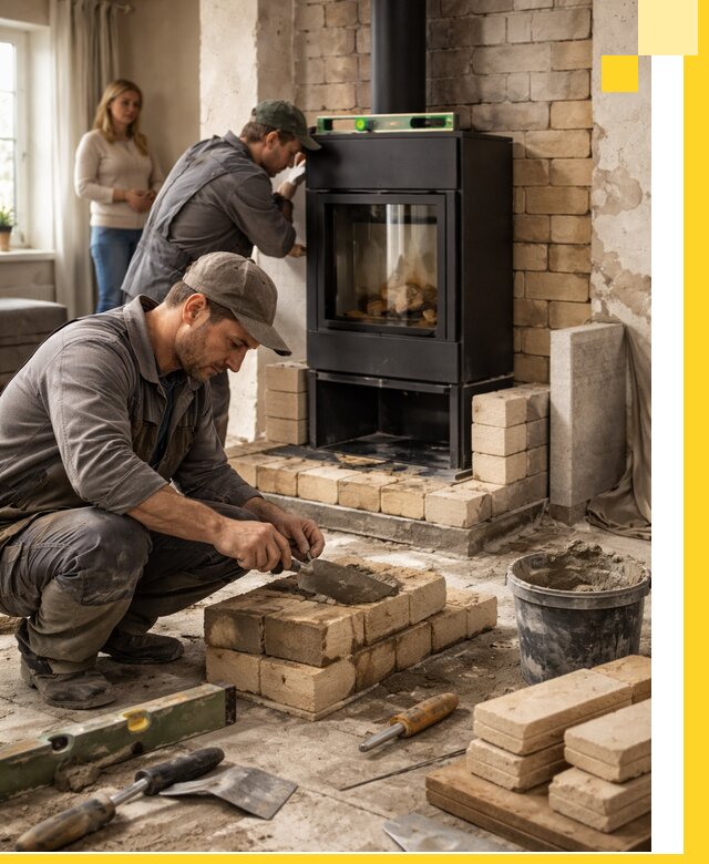 Печи и камины под ключ: проект, установка в Кронштадте