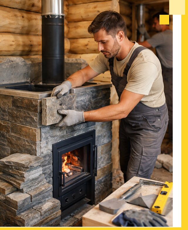 Печи для бани под ключ в Кронштадте: изготовление и монтаж