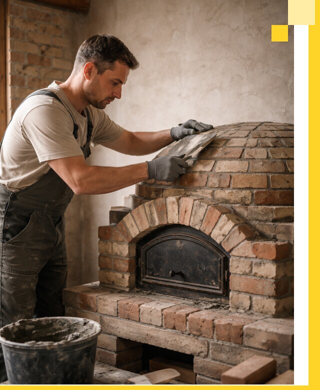 Изготовление и монтаж помпейских печей на заказ в Кронштадте