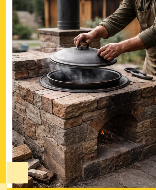 Печи для казана в Кронштадте по цене от 18781 р. | ЭриданКрн