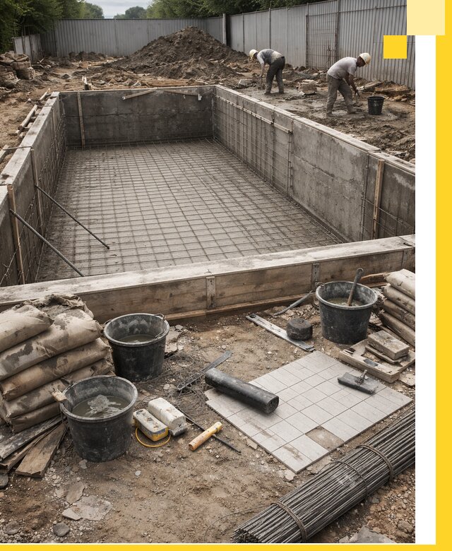 Строительство бассейнов под ключ в Кронштадте, дизайн и монтаж