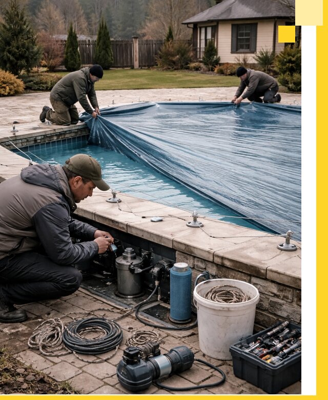 Консервация бассейнов в Кронштадте: подготовка к длительному хранению