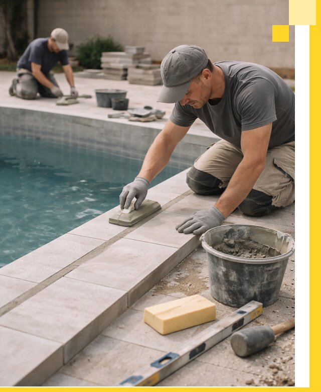 Отделка бассейнов в Кронштадте: декоративная отделка и гидроизоляция