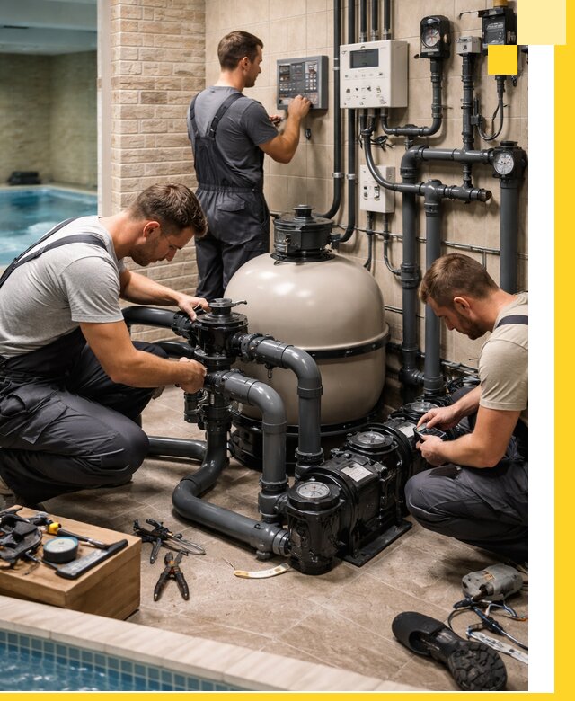 Комплексное оборудование для бассейнов под ключ в Кронштадте