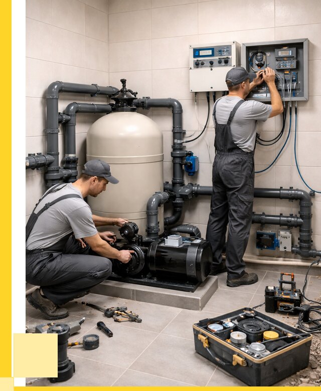 Монтаж оборудования для бассейнов в Кронштадте от 41736 р. | ЭриданКрн