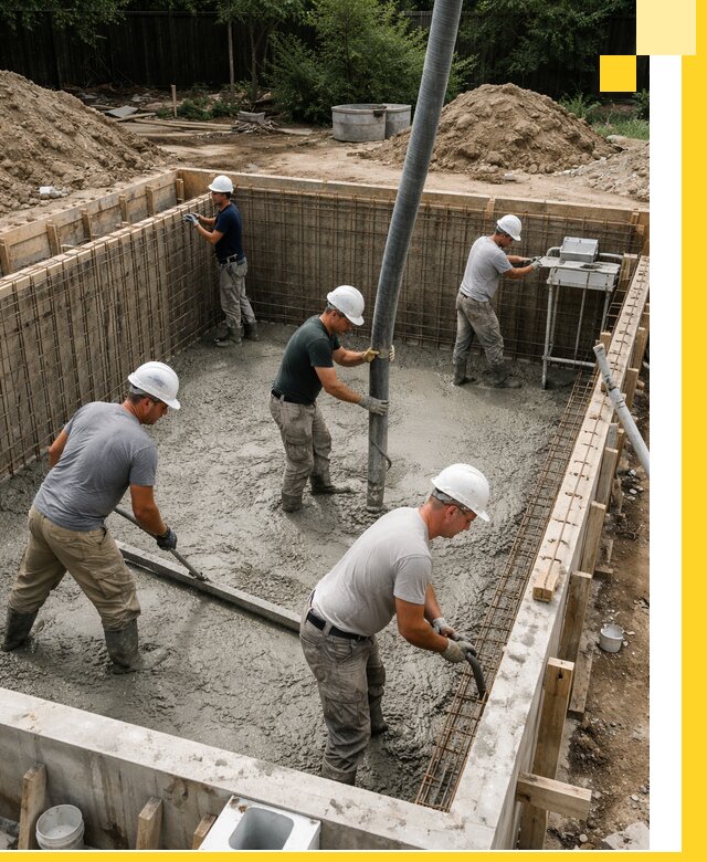 Строительство бетонных бассейнов под ключ в Кронштадте