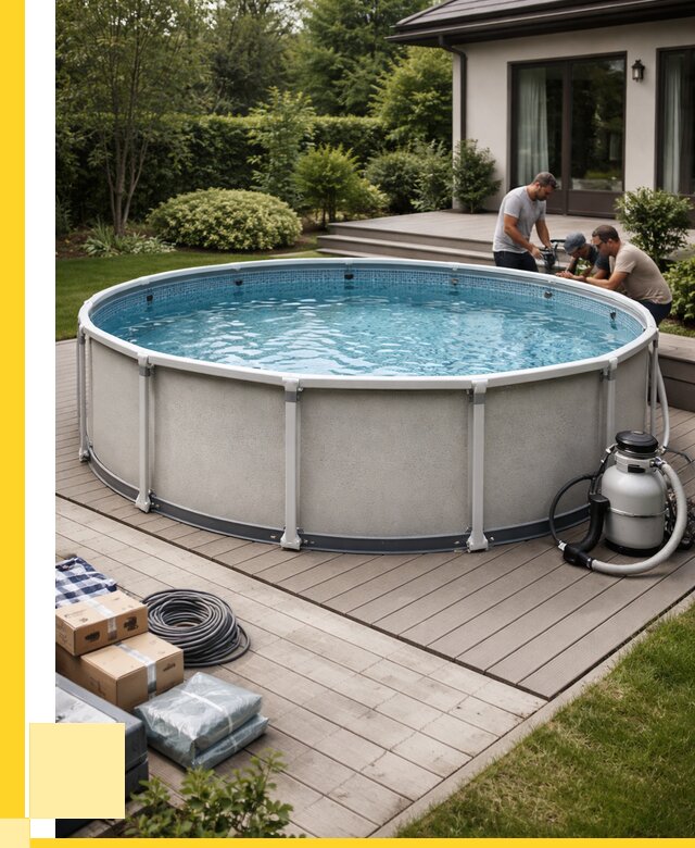 Купить каркасные бассейны в Кронштадте от 46953 р. | ЭриданКрн