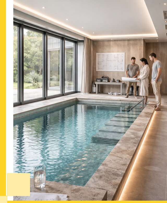 Закрытые бассейны под ключ в Кронштадте от 2608500 р. | ЭриданКрн