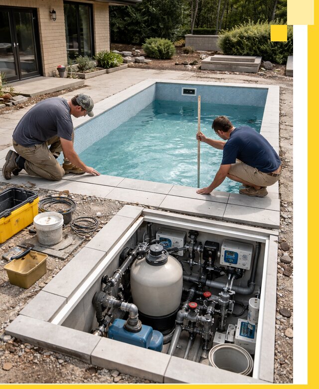 Строительство качественных домашних бассейнов под ключ в Кронштадте