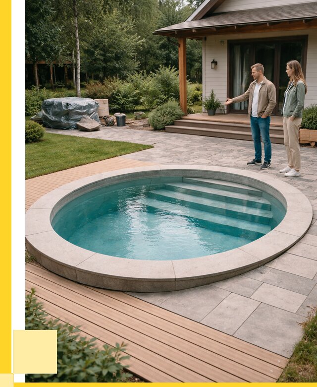 Бассейн на даче под ключ в Кронштадте от 208680 р., ЭриданКрн