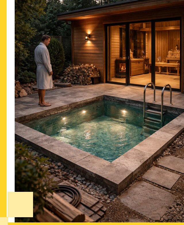 Бани с бассейном под ключ в Кронштадте от 99123 р. | ЭриданКрн