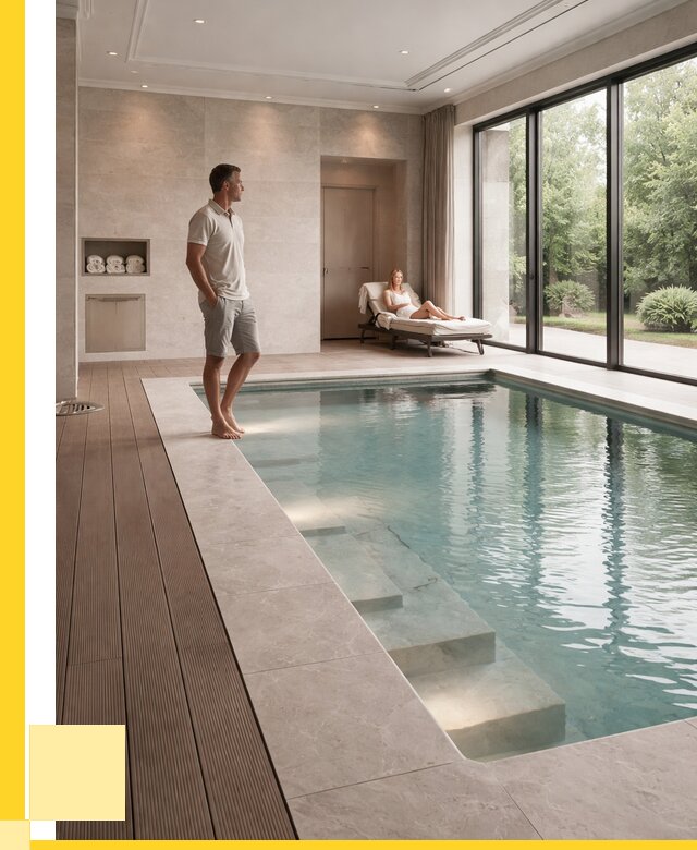 Бассейны в коттедже под ключ в Кронштадте от 1252080 р. | ЭриданКрн