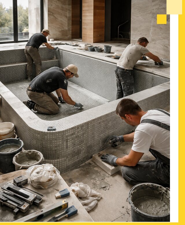 Строительство и установка СПА бассейнов под ключ в Кронштадте