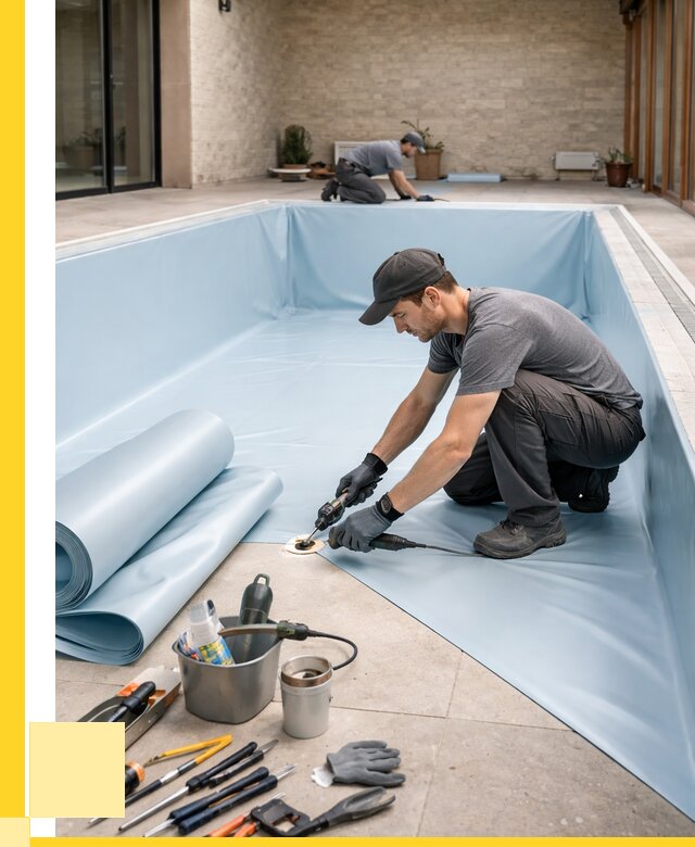 Пленка ПВХ для бассейнов в Кронштадте от 2609 р. | ЭриданКрн