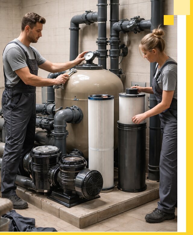 Фильтры и системы фильтрации для бассейнов в Кронштадте