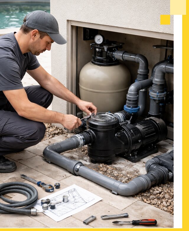 Поставка, монтаж и сервис насосов для бассейнов в Кронштадте