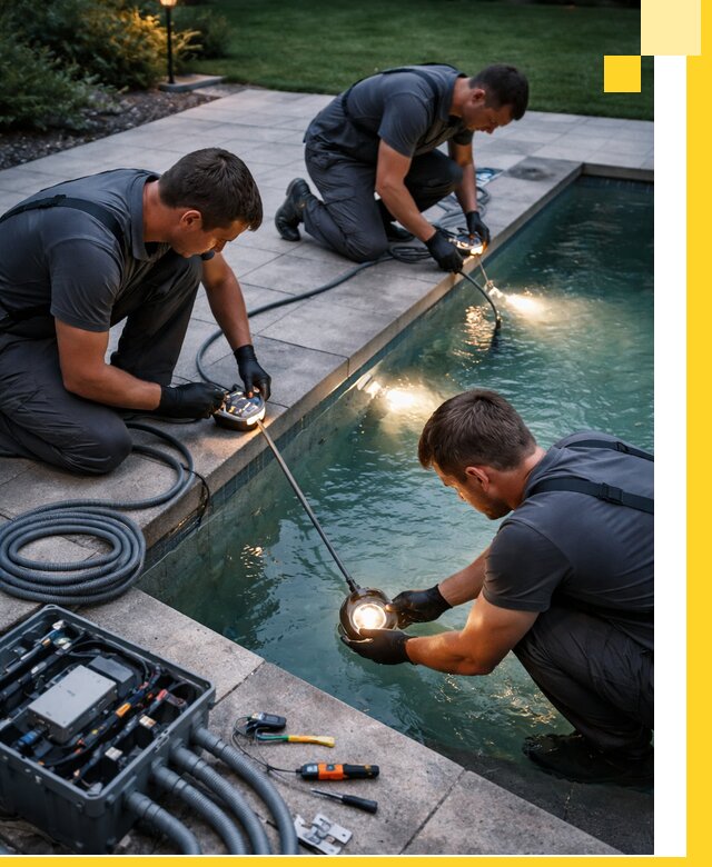 Профессиональное освещение бассейнов в Кронштадте: дизайн и монтаж