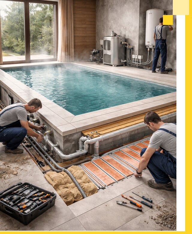 Проектирование и строительство тёплых бассейнов в Кронштадте