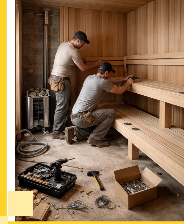 Монтаж саун под ключ в Кронштадте от 125208 р. | ЭриданКрн