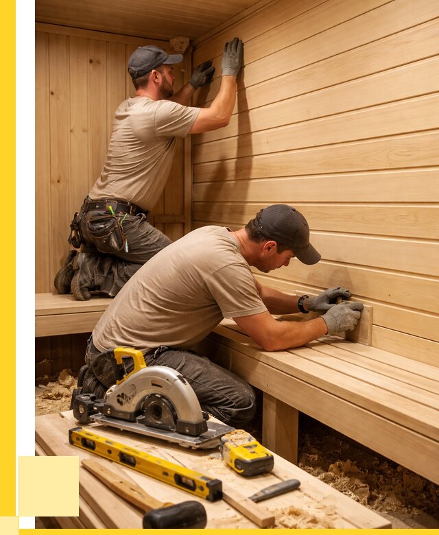 Обшивка саун вагонкой в Кронштадте от 2609 р. | ЭриданКрн