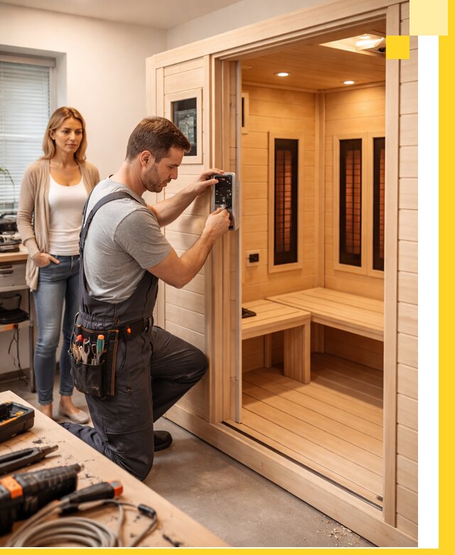 Инфракрасные сауны под ключ в Кронштадте продажа и установка