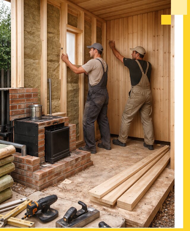 Строительство и установка дачных саун под ключ в Кронштадте