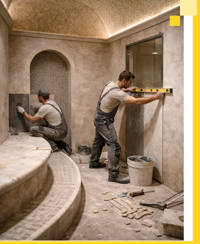 Проектирование и строительство саун с хамамом под ключ в Кронштадте